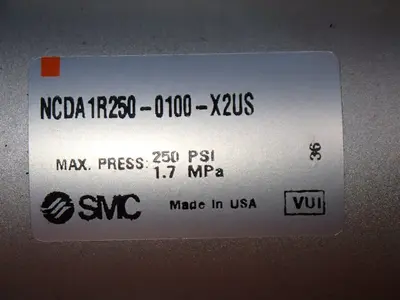 Smc  250psi Pneumatic Cylinders.
