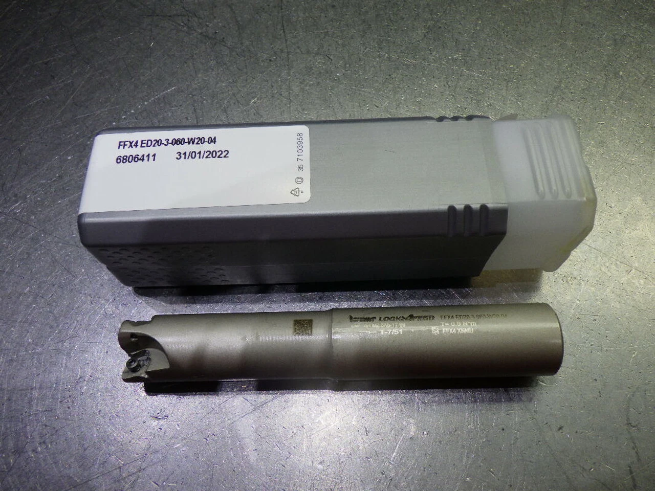 Iscar 12.6-20mm 3 Flute Coolant Thru Endmill FFX4 ED20-3-060-W20-04 (LOC3364)