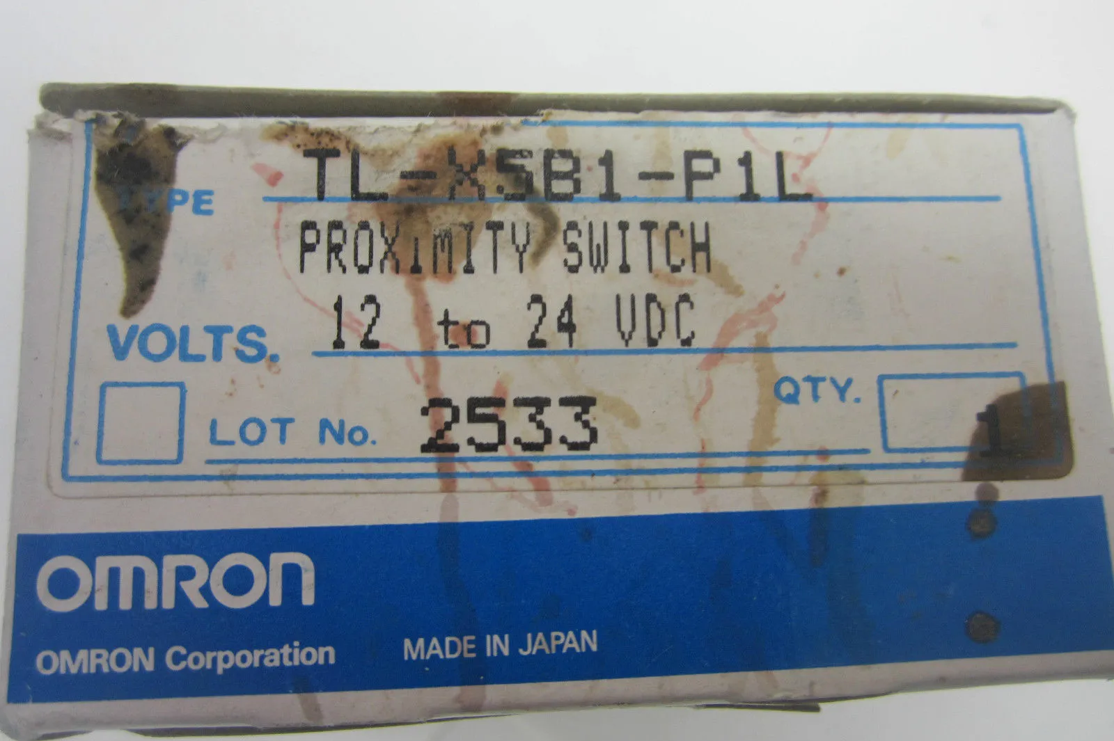 NEW OMRON TL-X5B1-P1L PROXIMITY SWITCH TLX5B1P1L