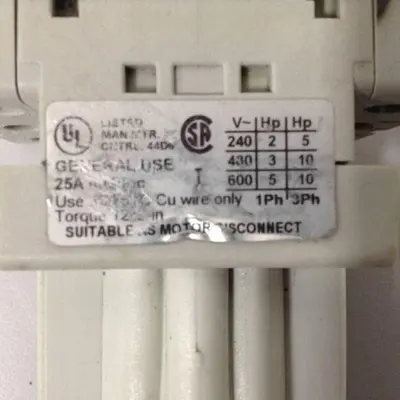 USED ALLEN BRADLEY 194E-A25-1753 SER B