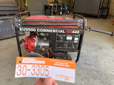 Used GX440 EU9500 GX440 GENERATOR Portable Generators Michigan US | Miedema Asset Management Group #1395909