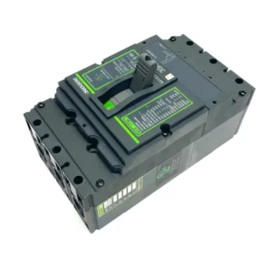 USED NOARK MOLDED CASE CIRCUIT BREAKER CAT A, HACR TYPE, 3-POLE