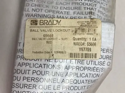 New | in-Stock BRADY 65666 Safety Products (Other) Ohio US | Surplus Asset Holdings #1436951