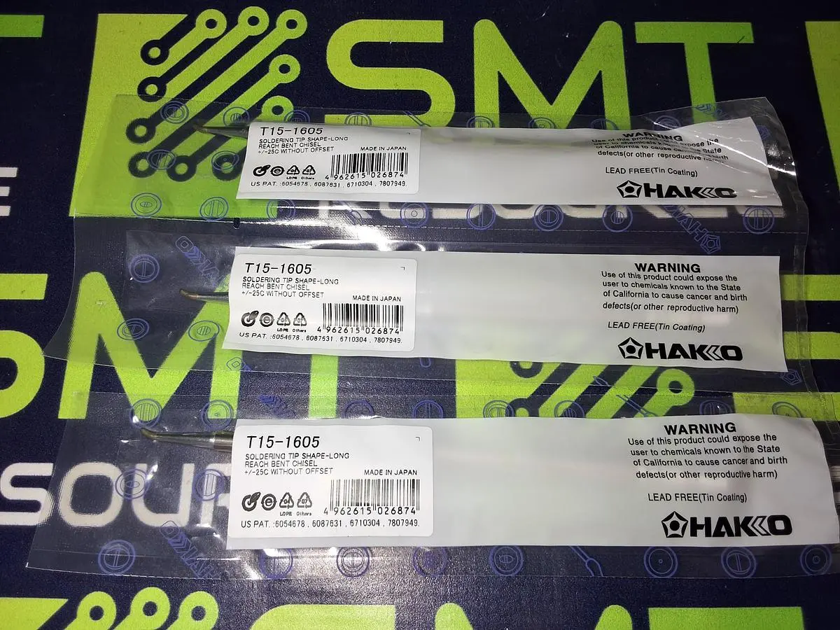 HAKKO T15-1605 BENT CHISEL SOLDERING TIP - BRAND NEW