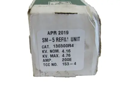 NEW S&C ELECTRIC 130300R4 SM-5 REFILL UNIT