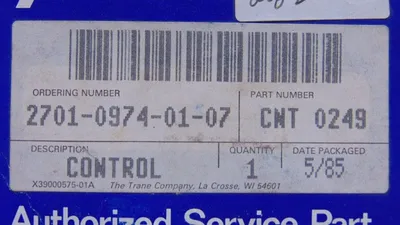 Trane / Penn 2701-0974-01-07 Pressure Switch -20 to 100 Range New NIB