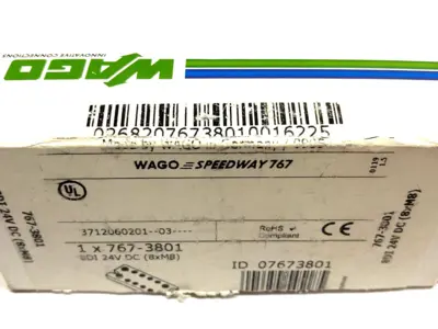 USED WAGO SPEEDWAY 767 8-CHANNEL DIGITAL I/O MODULE