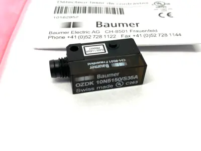 New | in-Stock BAUMER MINIATURE DIFFUSE CONTRAST SENSOR 3~150MM Sensors | Maverick Industrial Sales #1108404