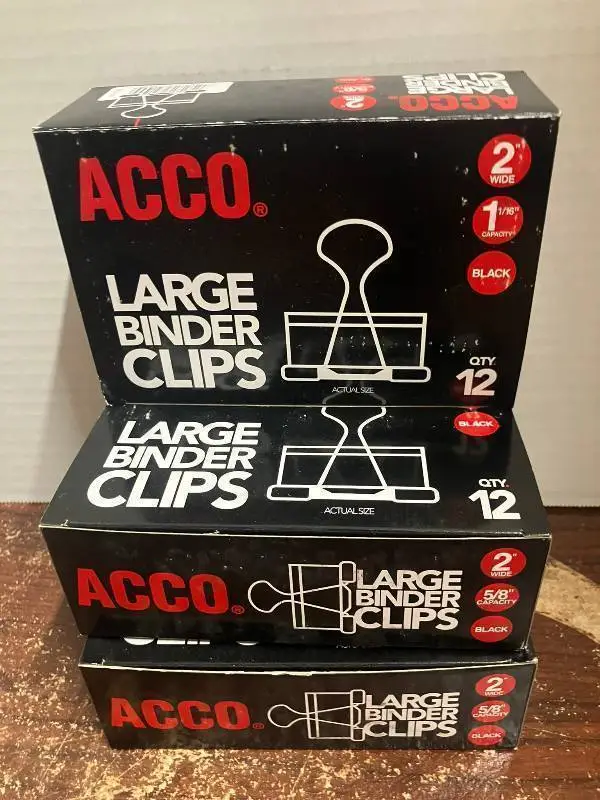Large Binder Clips