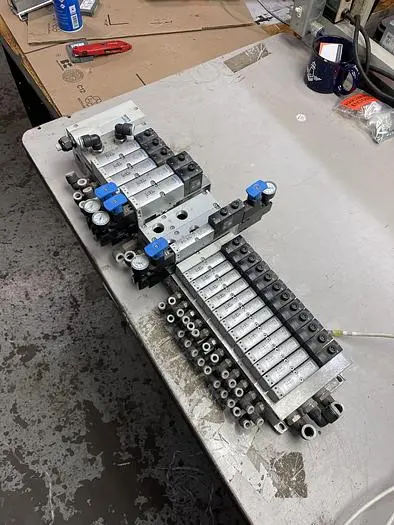 Used FESTO FESTO RACK, V5VA-BM52-AZ0-A2-1T1L..+ Solenoid Valves Michigan US | ND Industrial Surplus #1226771