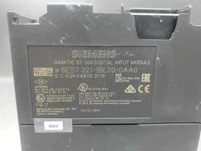 Used Siemens 6ES7 321-1BL00-0AA0 PLC Input & Output | Palmetto Automation #1153597