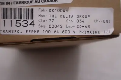 TMS DC0100UH 480/600V - NEW IN BOX - STOCK GF1054
