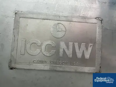 USED ICCNW 3200 Gal ICCNW Mix Tank, 304 S/S, 3 HP