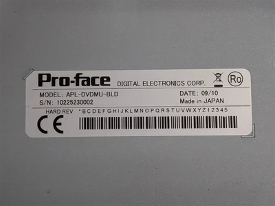 Pro-Face APL-DVDMU-BLD DVD Drive Module Revision A Used