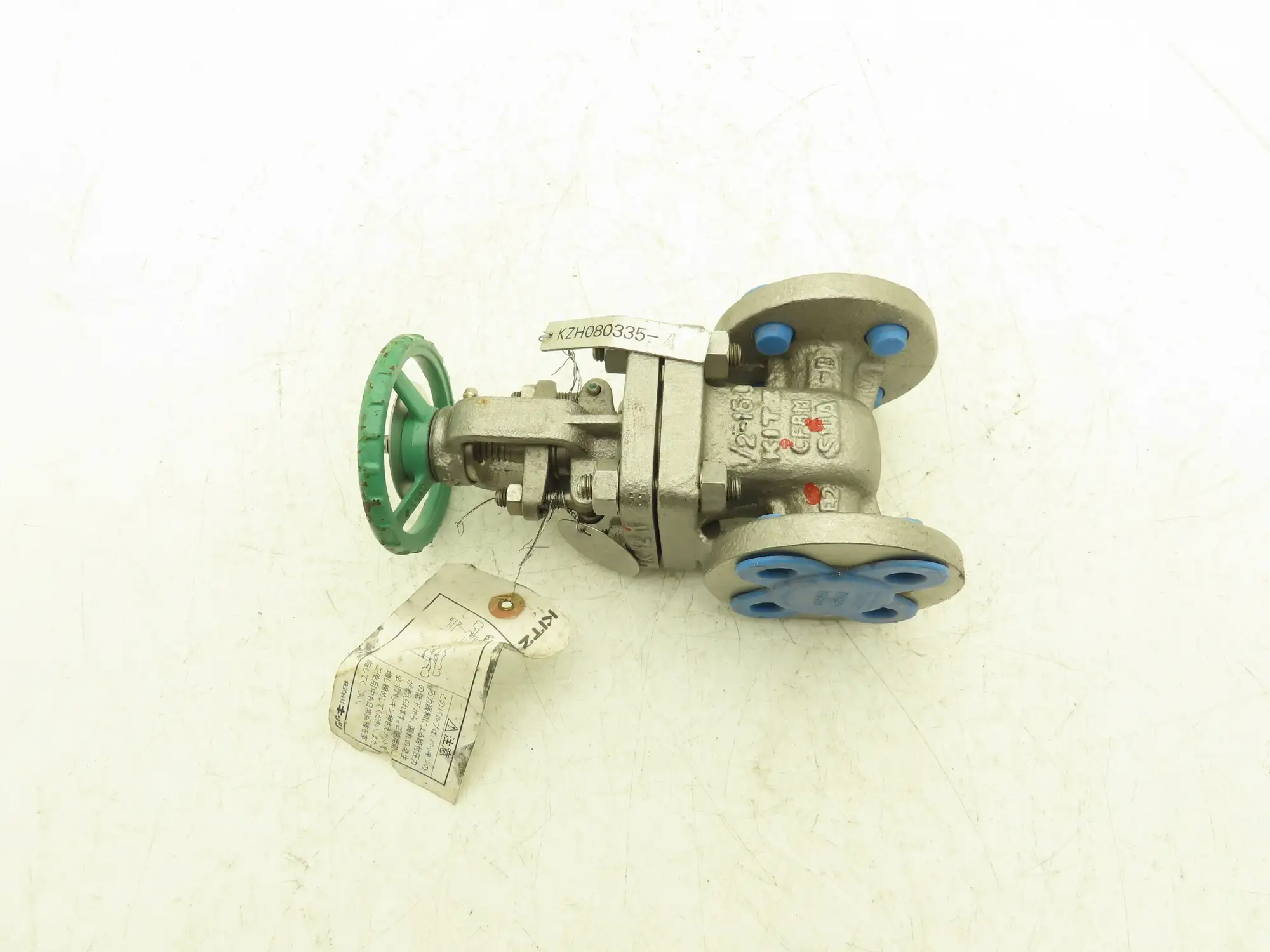 Kitz 150UMAM 1/2" Gate Valve ANSI Class 150 170psig  500°F CF8M SS Rising Stem