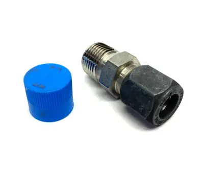 8-8 FBZ-SS | Parker  Single Ferrule CPI Compression Fitting 1/2" Tube 1/2" MNPT - New – Open box