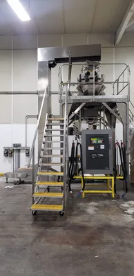 USED 2014 BPI EQUIPMENT INC 10-HEAD DIMPLE MULTIHEAD COMBINATION SCALE, COMPLETE (SEE BELOW)