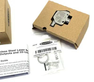 New | in-Stock Banner Engineering Rugged Photoelectric Laser Sensor, Adjustable Field, IO-Link Photoelectric Sensors Michigan US | Maverick Industrial Sales #1402486