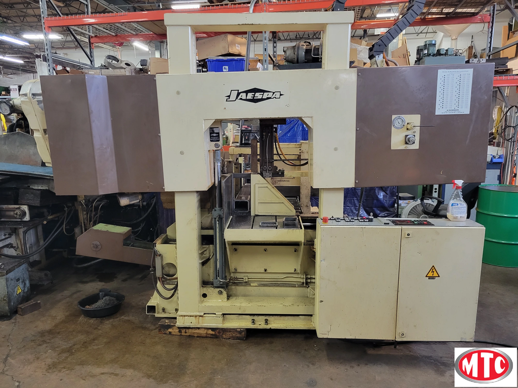 Jaespa Dual Column 16" Fully automatic, programmable Bandsaw, like Amada, Hem, Hyd Mech, Behringer