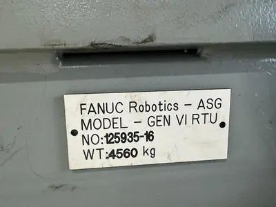Used FANUC R-2000IB/125L ROBOT STAND MOUNTED ON 71' FANUC GEN VI RTU WITH R-30IB CONTROLLER, 2015 Load/Unload Systems | Harbor Machinery Inc. #1283370