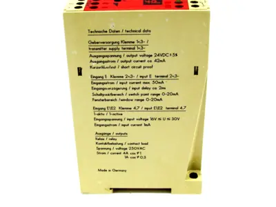 USED PEPPERL & FUCHS WE77-GS-04 TRIP AMPLIFIER 17443 WE77GS04