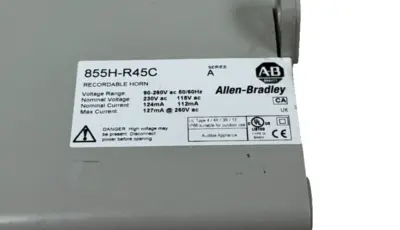USED ALLEN BRADLEY 855H-R45C RECORDABLE HORN SER. A 855HR45C