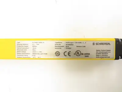 Schmersal SLC440-ER-0890-14-01 Safety Light Curtain Transmitter & Receiver Set