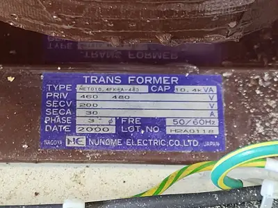 USED 2000 NUNOME ELECTRIC NET010.4FK-A-480