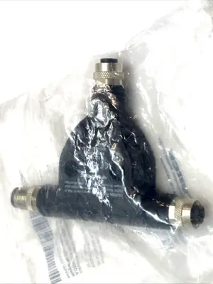 NEW TURCK M12 POWER T‑SPLITTER S‑CODED 600VAC 12A 100022274