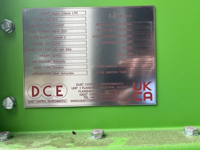 DCE Dust collector type C21-12157  2.2 kw