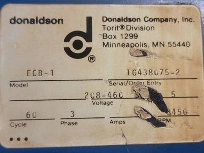 USED DONALDSON ECB-1