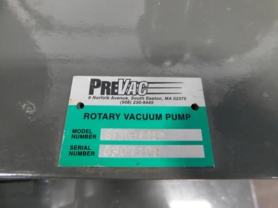 Used PREVAC GPRBDT-115-N Vacuum Pumps Ohio US | Equipment Recovery Corp. #1330529