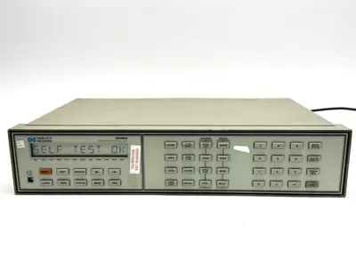 3488A | HP  Switch Control Unit w/ 2x 44472A VHF Switch Modules - Used