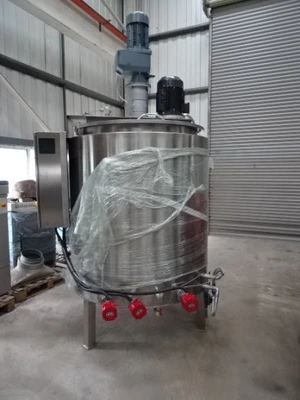 1,100L S/S Electrically Heated Jacketed Cooker Tank