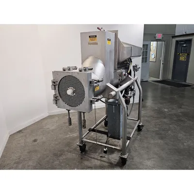 Used 15HP Stainless Steel Cheese Screw Extruder 12" Dia.
