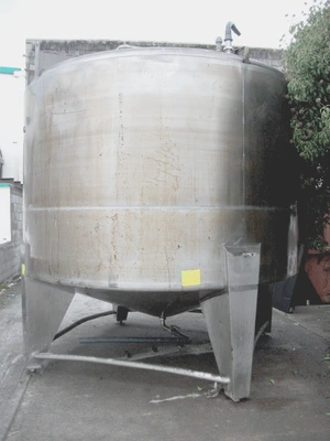 13,500L S/S JKTD Contra Rotational  mixing vessel 5.5 kW
