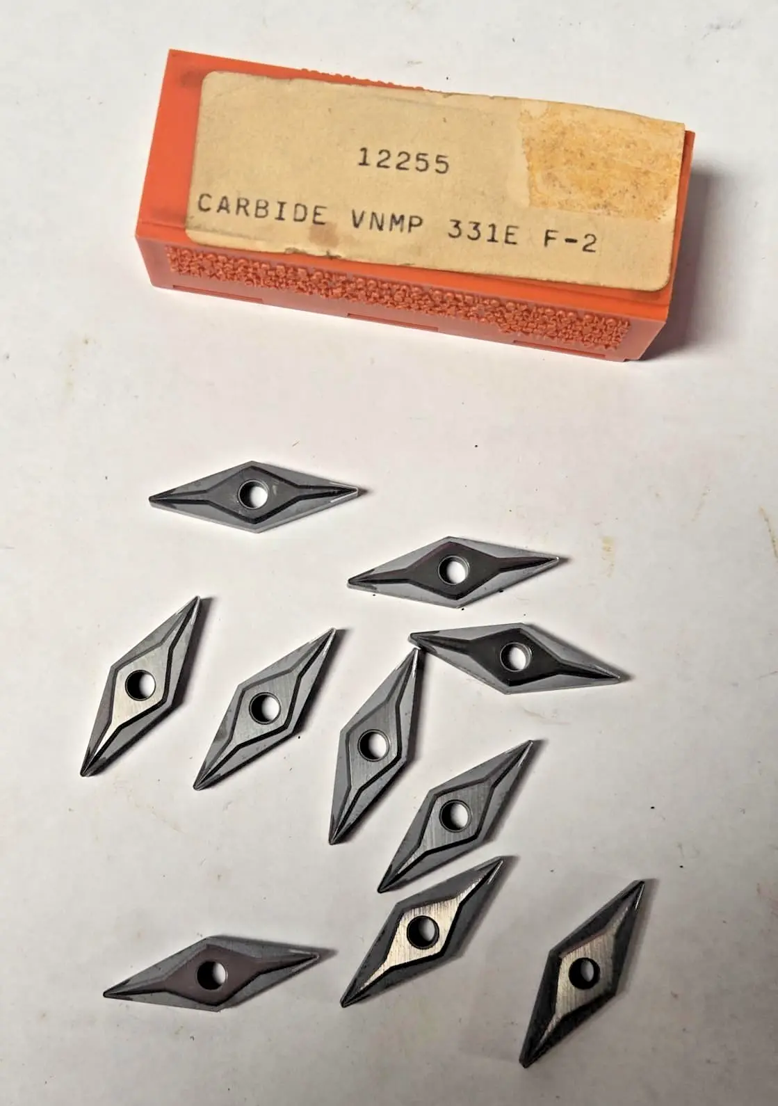 Carboloy VNMP 331E 16 04 04E-16 USA Lathe Carbide Inserts 10 Pcs New