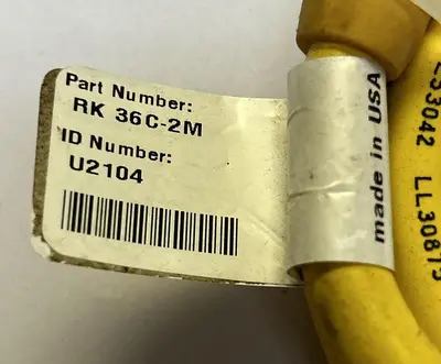 New | in-Stock TURCK RK36C-2M Cable & Wire Ohio US | Surplus Asset Holdings #1245216