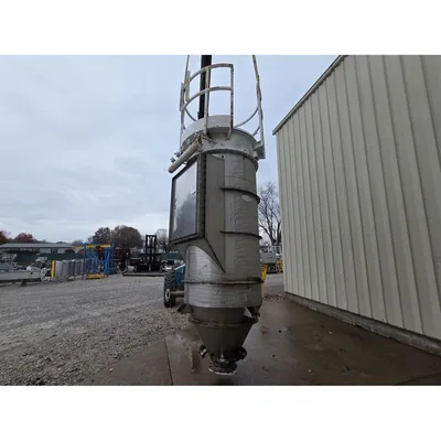 Used 1463 CFM MAC Stainless Steel Filter Receiver Dust Collector 209 sq ft