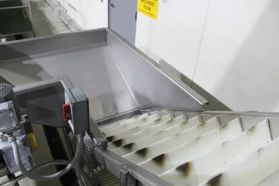 Incline Flighted Conveyor