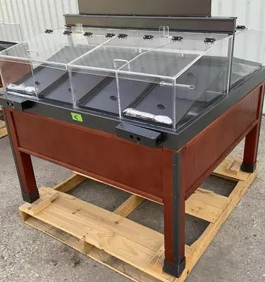 48" Marco Self Service Bolillo Rolls Bread Merchandiser Bakery display