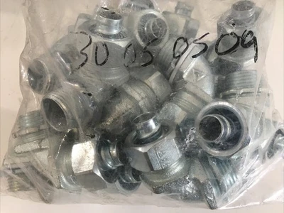 T&B Parts Lot 3/4 2” 3” Conduit Connectors Galvanized