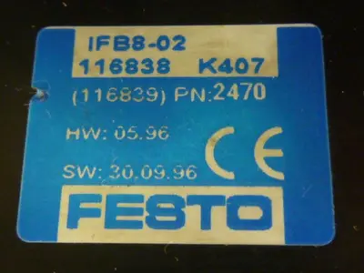 USED FESTO IFB8-02