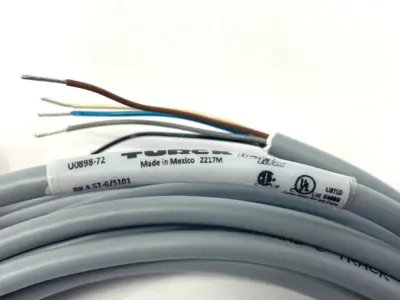 New | in-Stock Turck FlexLife Single-Ended Female Cordset 5-Pin M12 6m U0898-72 Connector Accessories Michigan US | Maverick Industrial Sales #1395259