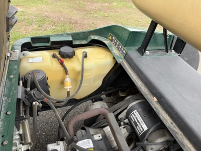 (1) 2014 E-Z-Go golf cart with a Kawasaki gas engine, does not include Club canopy or ball washer, f...