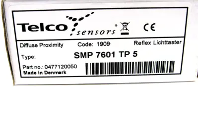 NEW TELCO SMP 7601 TP 5 PROXIMITY SENSOR 0477120050 SMP76021TP5