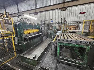 60” x .135” x 50,000 Lbs. Cincinnati/Herr-Voss Slitting Line  (Used)