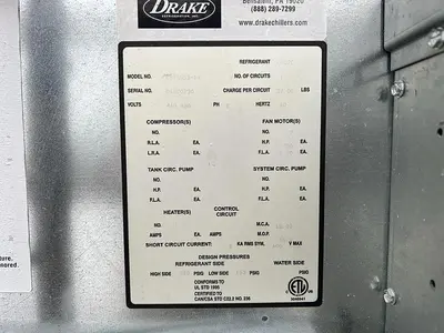 NEW 2019 DRAKE CS150S3-14 AIR COOLED CONDENSER SINGLE CIRCUIT  150,000 BTU