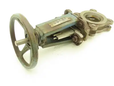 DeZurik 9258997 3" Knife Gate Valve 304 SS Rising Stem Fig. 824