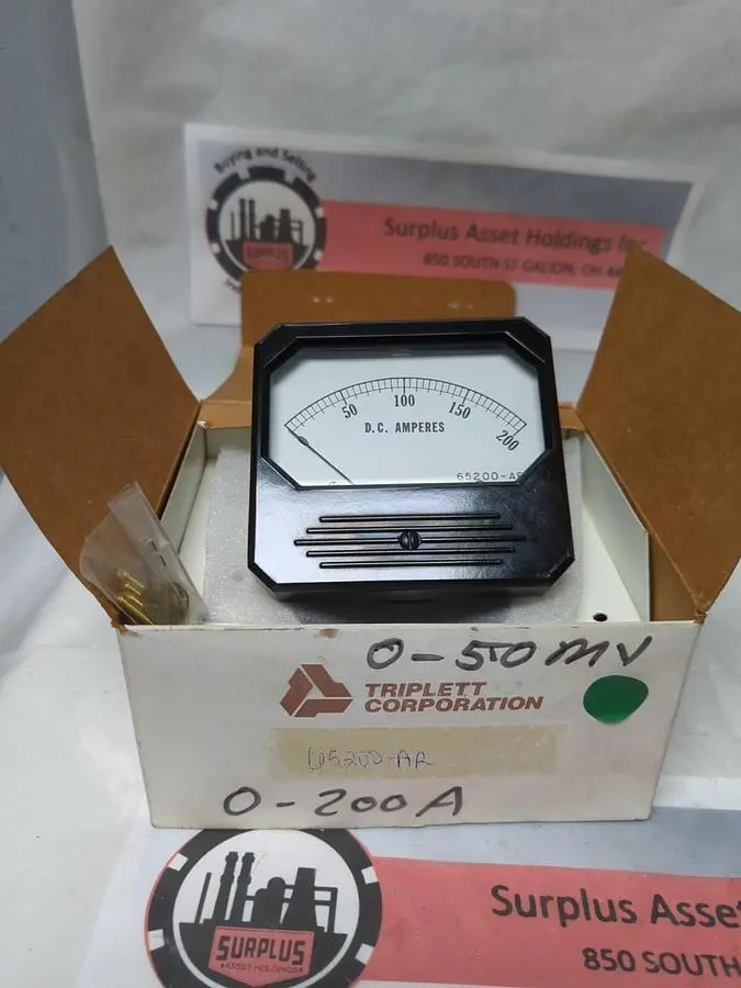 New | in-Stock TRIPLETT 65200-AR Meters - Misc Ohio US | Surplus Asset Holdings #1246845